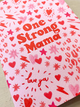 One Strong Mama A6 Card