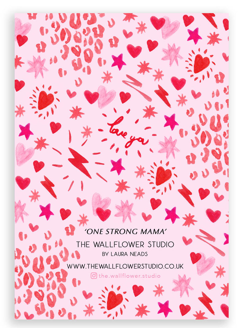 One Strong Mama A6 Card