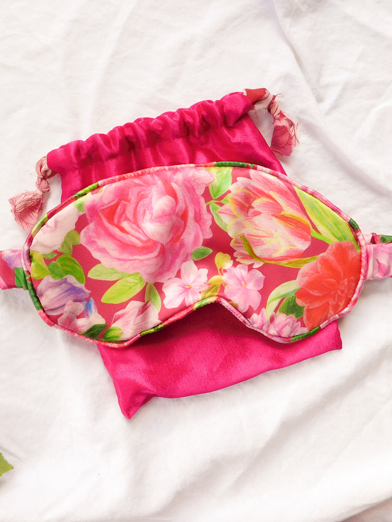 Paradise Garden Silk Sleep Mask