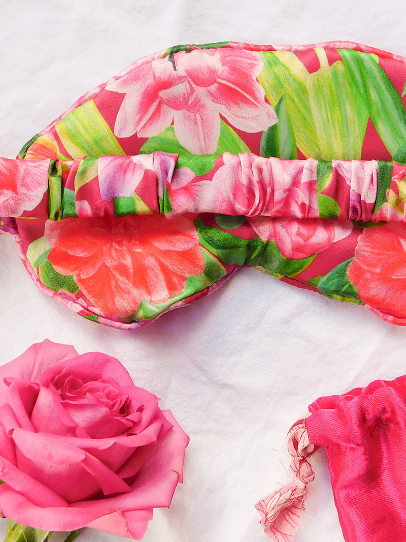 Paradise Garden Silk Sleep Mask